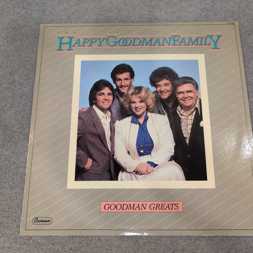 The Happy Goodman Family Goodman Greats Vinyl LP Canaan Records CAS-9889 Gospel